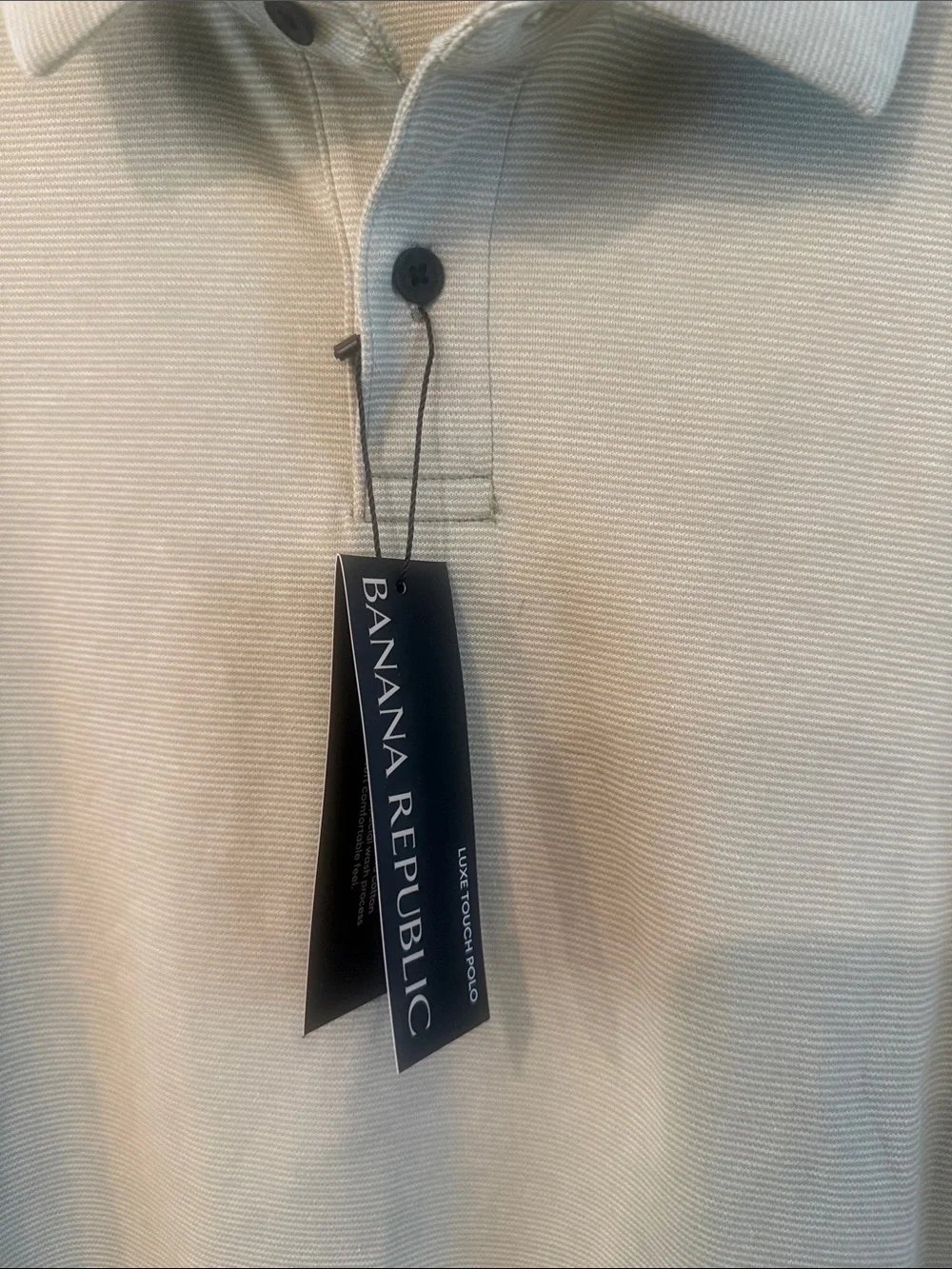 Banana Republic Men's Polo in Light Sage Green M